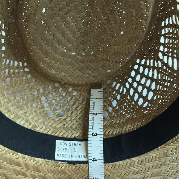 Vintage Stylish Tan Straw Hat for Women